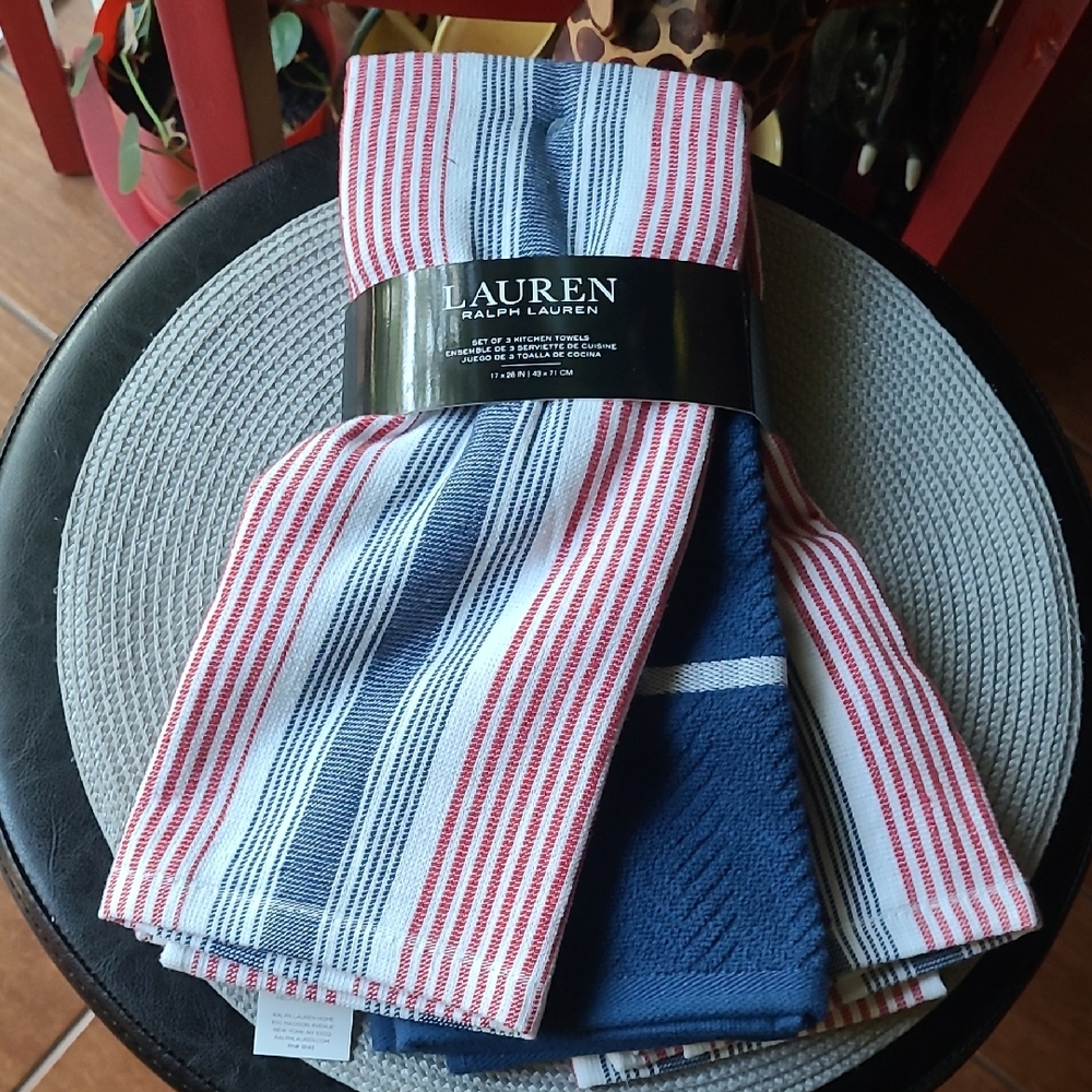 Lauren Ralph Lauren Striped Kitchen Towels